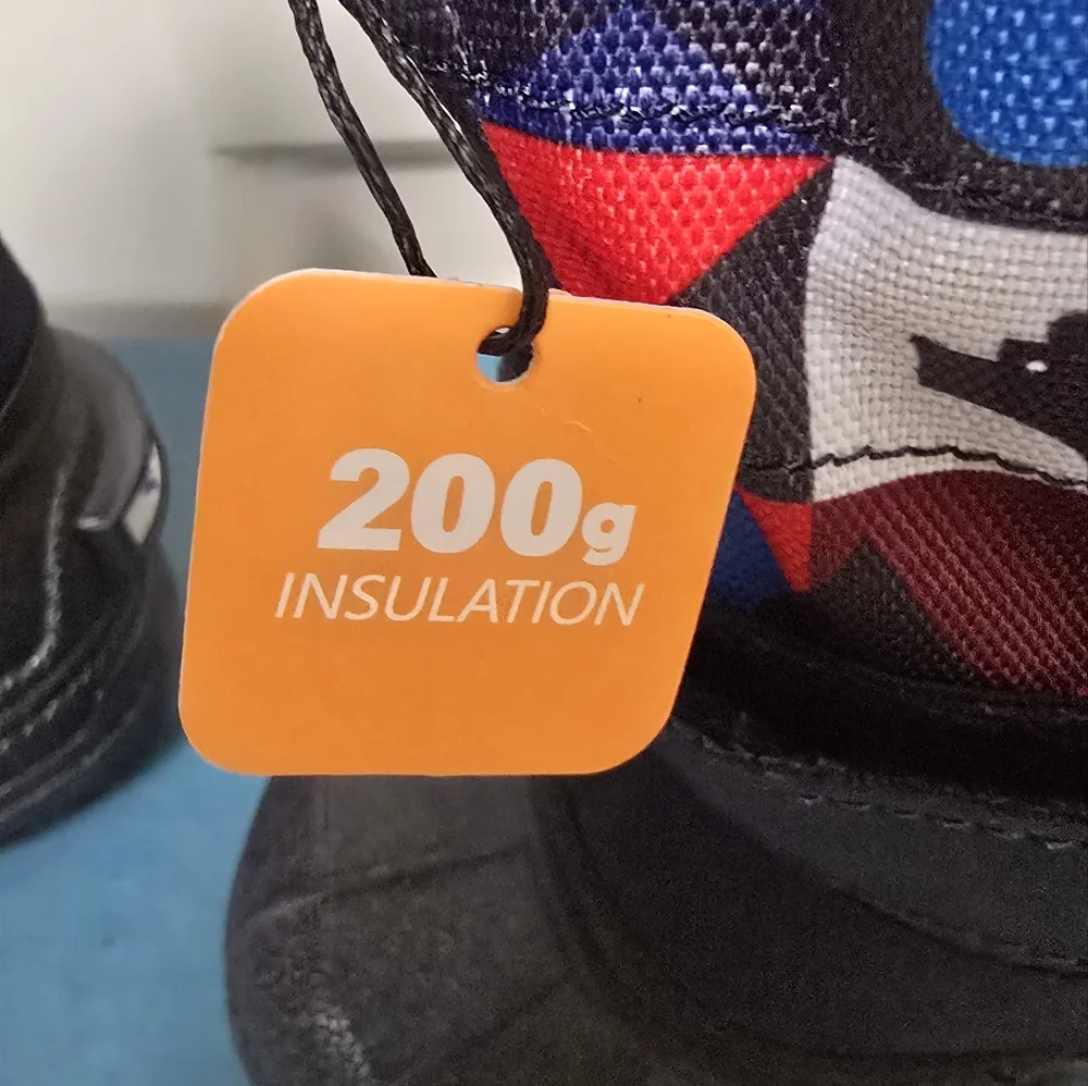 Columbia 4T Powderbug plus II print boots 200g insulation-NIB